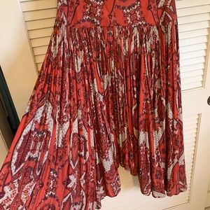 Free People Rayon skirt